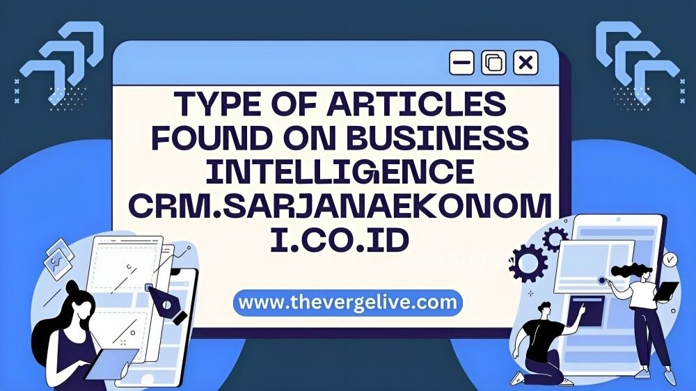Type of articles found on Business intelligence crm.sarjanaekonomi.co.id