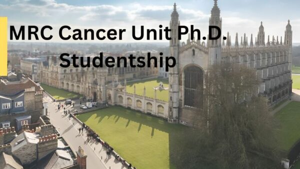 cancer research uk phd studentship